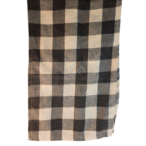 Gray & Cream Buffalo Checkered Cotton Table Runner 12x70 Inches Classic Farmhous - Picture 1 of 14